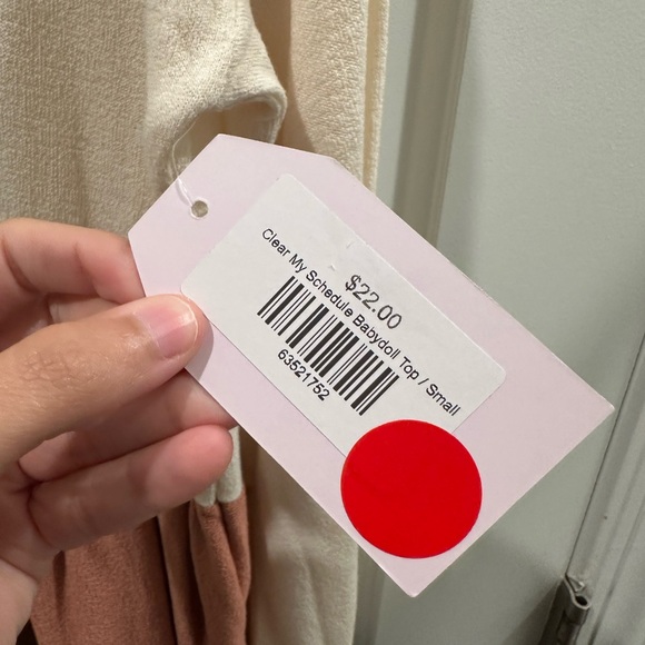 Hailey & Co Cream Knit Top - Picture 3 of 3